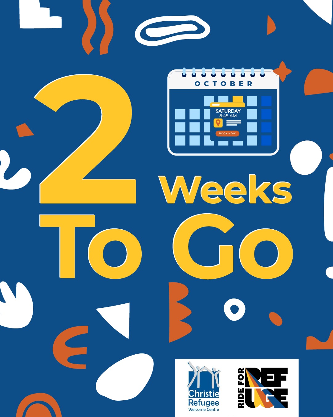 💙 2 Weeks To Go — Fuel the Journey
The finish line is getting close, and every step we take together changes lives. In just two weeks, our community will walk to show refugee families that they are welcome and not alone.
Your donation today provides more than shelter and food—it brings safety, dignity, and hope. Each gift, no matter the size, helps families rebuild their lives and feel embraced by a caring community.
✨ Let’s fill these final two weeks with generosity and action.
⬆️ Click the link in bio to give and help us reach our goal before event day. Together, we can ensure that every family has a safe place to call home.
#2WeeksToGo #CarryHope #ChristieRefugee #WalkForRefuge #FuelTheJourney #WelcomeRefugees