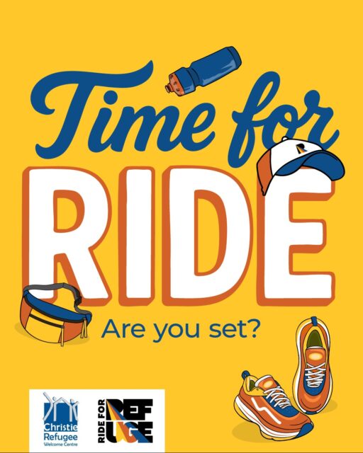 ✨ It’s time! ✨🚴♂️🏃
The countdown is over — Ride for Refuge is happening THIS WEEK! 🧢👟💛
Grab your shoes, cap, and water bottle, and join us in standing with refugees, moms, and families building new beginnings in Canada.
💙 Every step, every ride, every donation makes a difference.
👉 Are you set for the ride?
#TimeForRIDE #RideForRefuge #ChristieRefugeeCentre #TogetherForRefugees