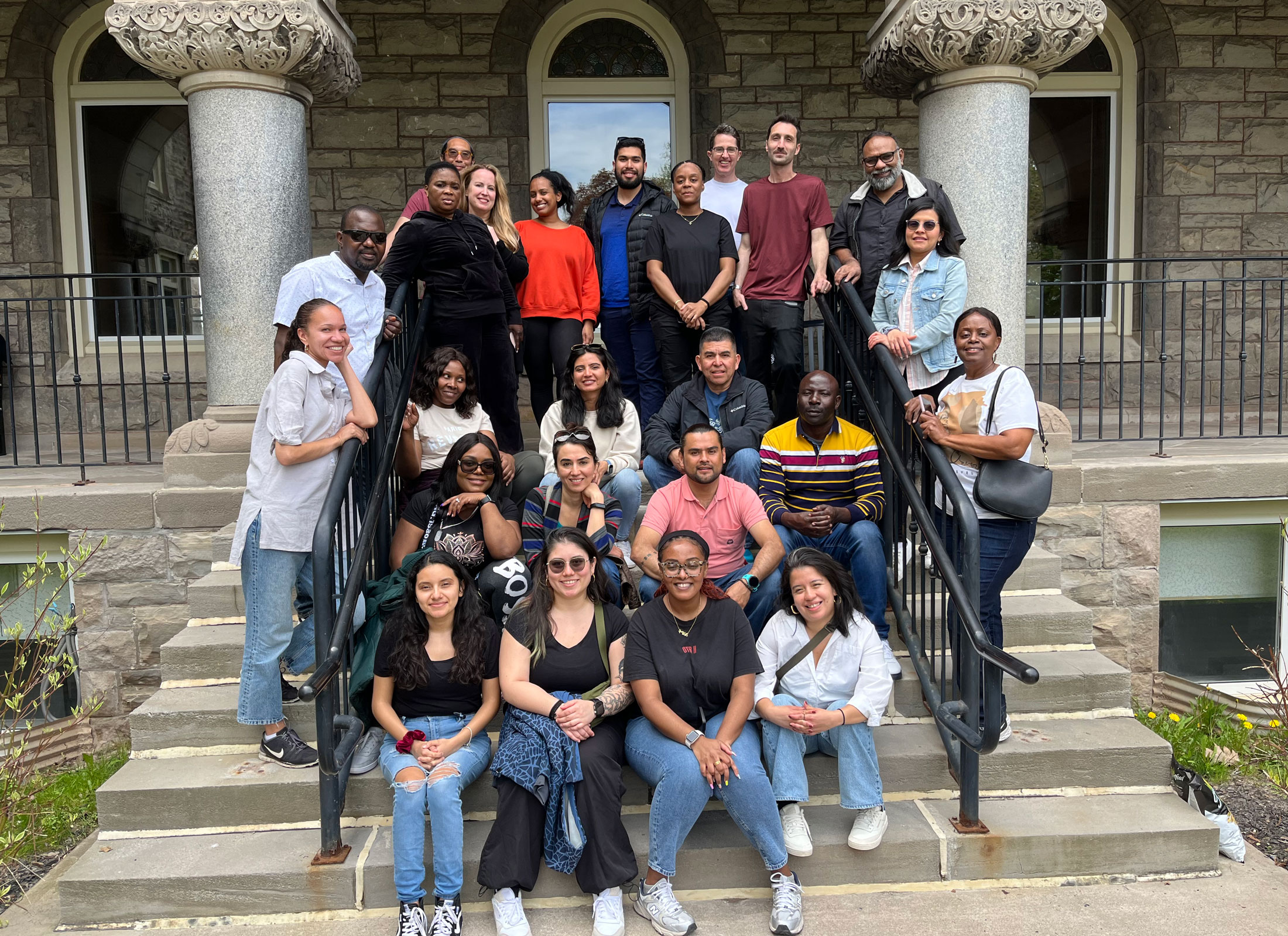 The Christie Street Welcome Centre staff at our 2024 staff retreat in Niagara Falls.